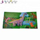 Custom Dinosaur Animal  Children'S Pop Up Story Books For 1 Year Olds