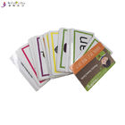 Glossy Finishing Card Printing Services Toddler Playing Cards Custom Shape