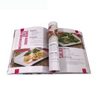 Custom Color Softcover Food Recipe Book Printing Hot Foil Stamping