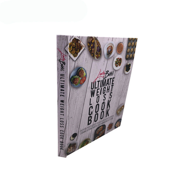 Custom Color Softcover Food Recipe Book Printing Hot Foil Stamping
