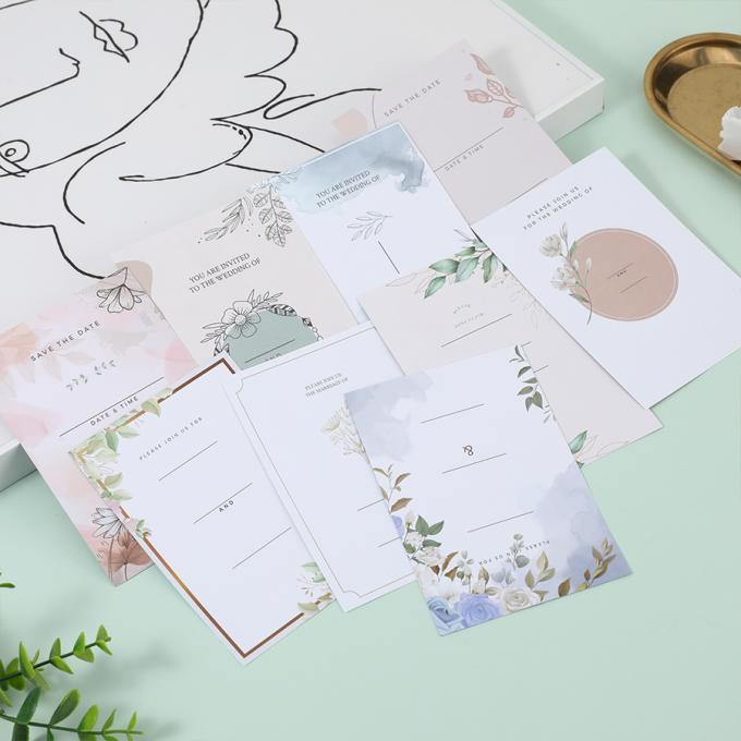 Custom Printed Wedding Party Invitations Card With Envelope For Bridal Shower Decoration 3