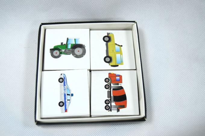 Custom Designs Transport Cars Educational Memo Spiel Cards for Youth and Kids in Custom Size 2
