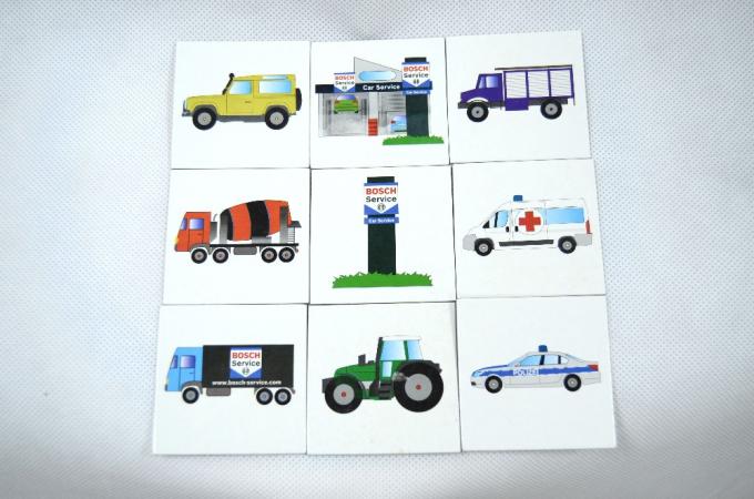 Custom Designs Transport Cars Educational Memo Spiel Cards for Youth and Kids in Custom Size 1