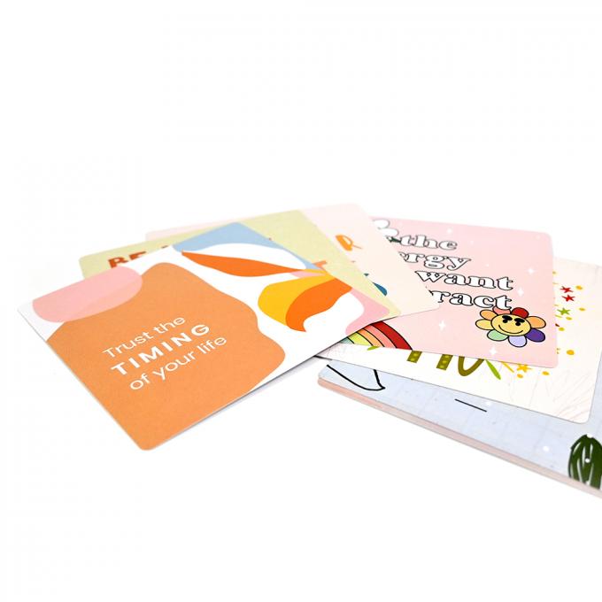 50 CMYK Color Daily Gratitude Positive Affirmation Cards Personalized Custom Printing 5