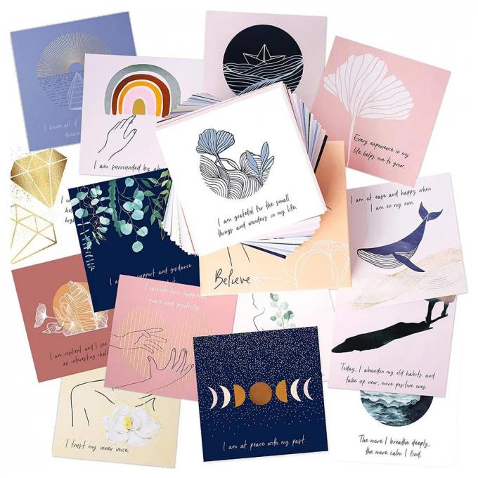 Recyclable Thank You Cards for Your Business Lamination Newsprint Paper Custom Design 5