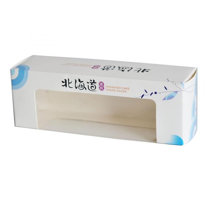 Custom Logo Foldable Packaging Boxes For Bakery Gift Cake Cookies Packing With Clear Plastic Window 5