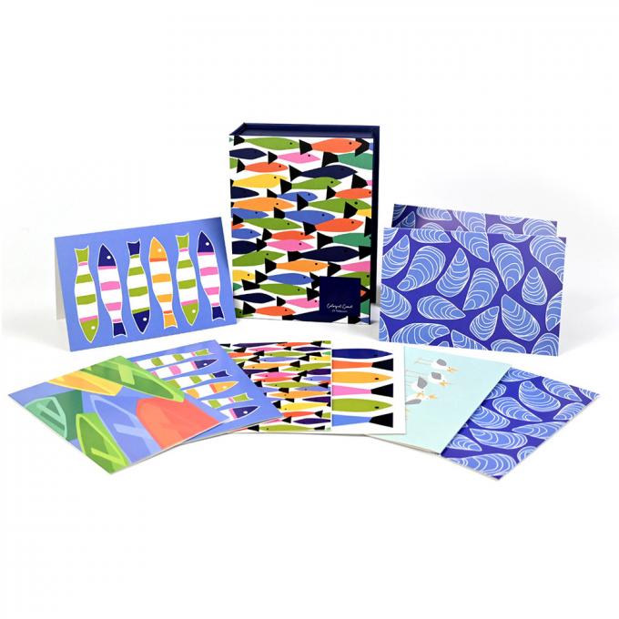 OEM Folded Thank You Card Greeting Cards Printing Servise Custom Design With Envelope 3