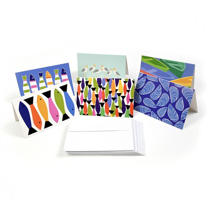 Custom 4c Offset Printing Luxury Gold Foil Greeting Cards for Birthday and Wedding 10