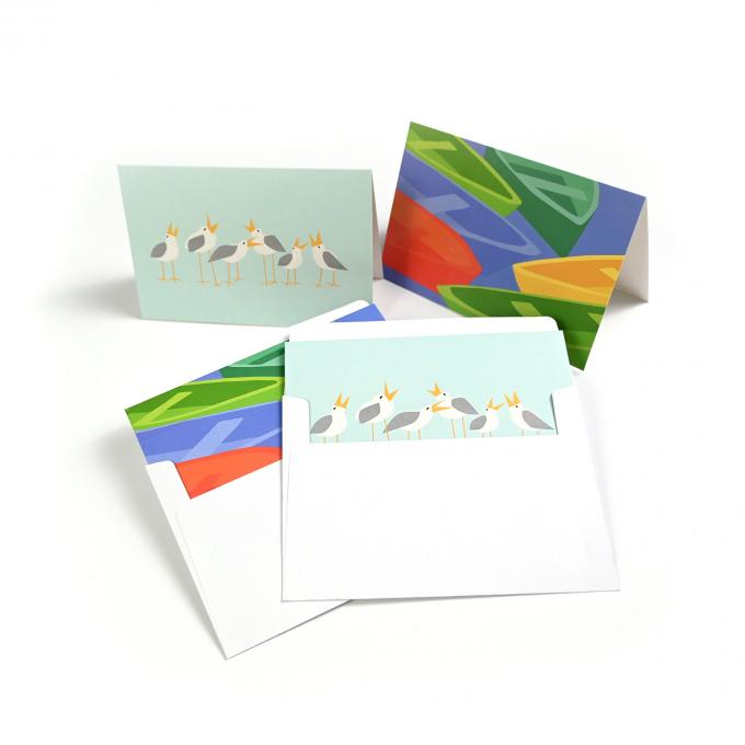 OEM Folded Thank You Card Greeting Cards Printing Servise Custom Design With Envelope 7
