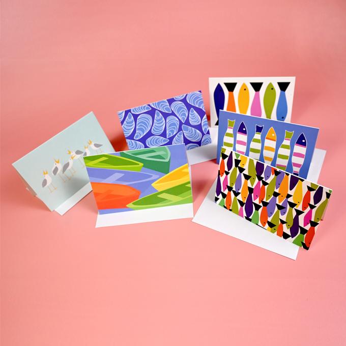 OEM Folded Thank You Card Greeting Cards Printing Servise Custom Design With Envelope 9