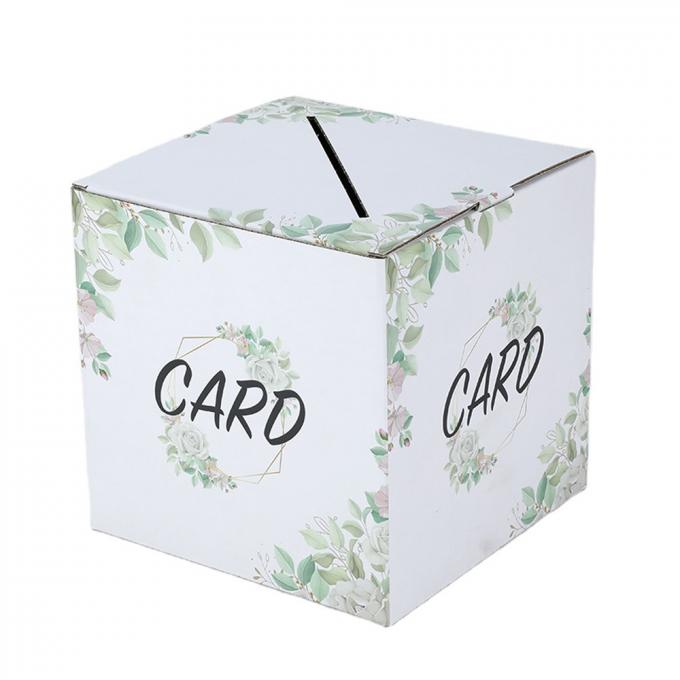 CMYK Pantone Colour Printing Custom Floral Money Box Card Box Holder for Gift Craft 9