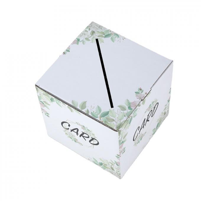 CMYK Pantone Colour Printing Custom Floral Money Box Card Box Holder for Gift Craft 10