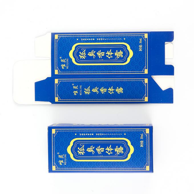 Recyclable Durable Empty Medicine Pill Packaging Paper Box with Custom Logo Promotion 1