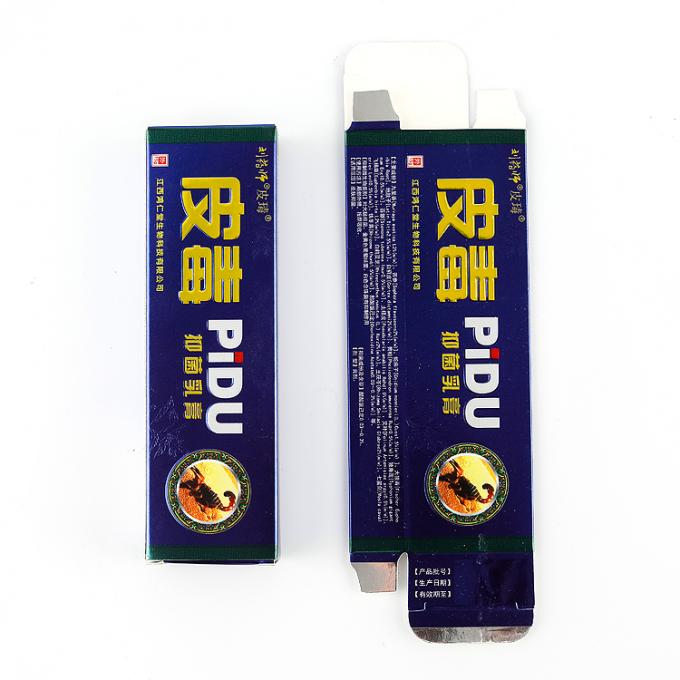 Recyclable Durable Empty Medicine Pill Packaging Paper Box with Custom Logo Promotion 3