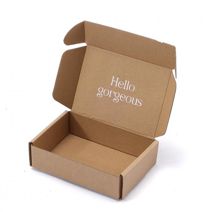 Brown Kraft Folding Clothing Shipping Gift Packaging Box Custom Order for Retailers 9