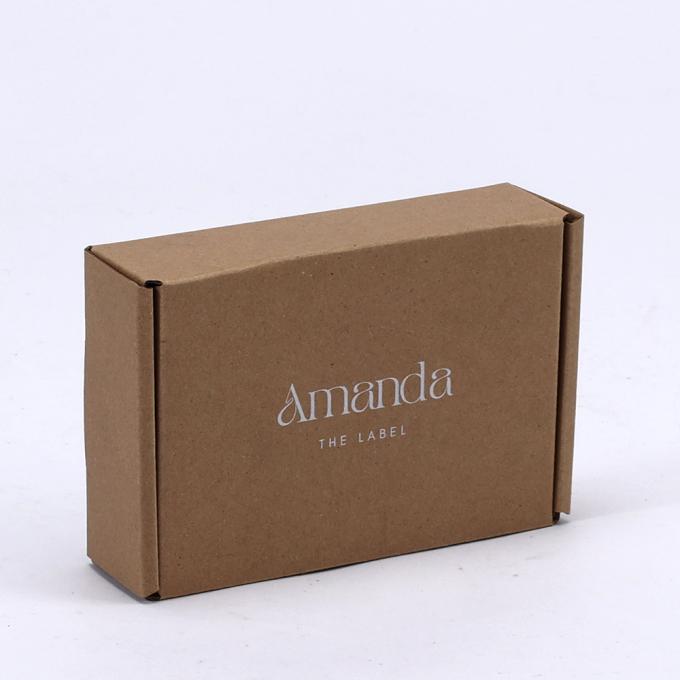 Brown Kraft Folding Clothing Shipping Gift Packaging Box Custom Order for Retailers 11