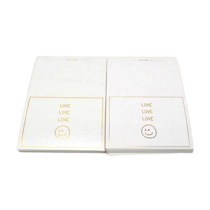 Blank Happy Birthday Greeting Card with Custom Print Design and Gold Foil Thank You 18