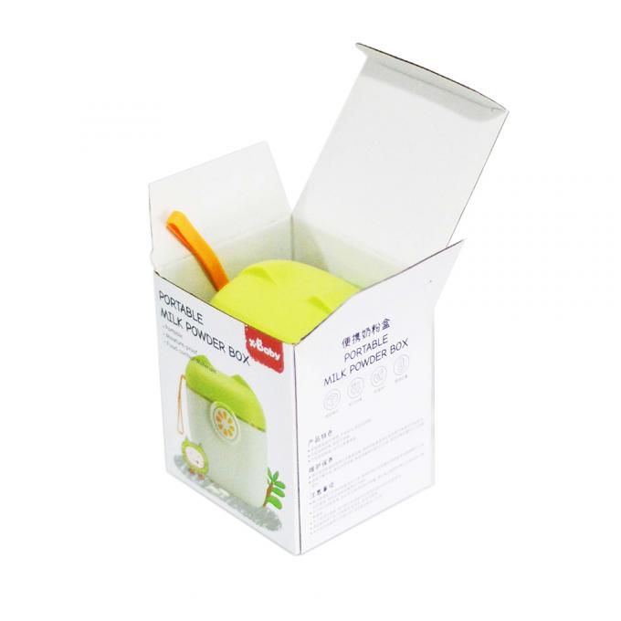 Sturdy Square Folding Carton Box Custom Recycled White Kraft Paper Packaging Boxes 8