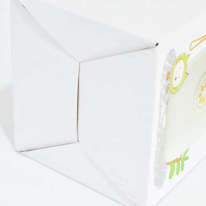 Sturdy Square Folding Carton Box Custom Recycled White Kraft Paper Packaging Boxes 9