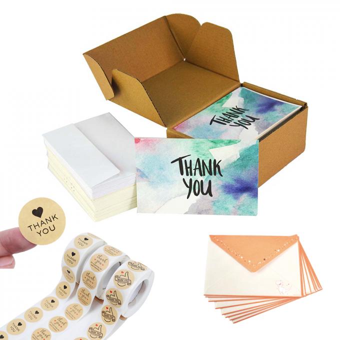 Custom 4c Offset Printing Luxury Gold Foil Greeting Cards for Birthday and Wedding 3