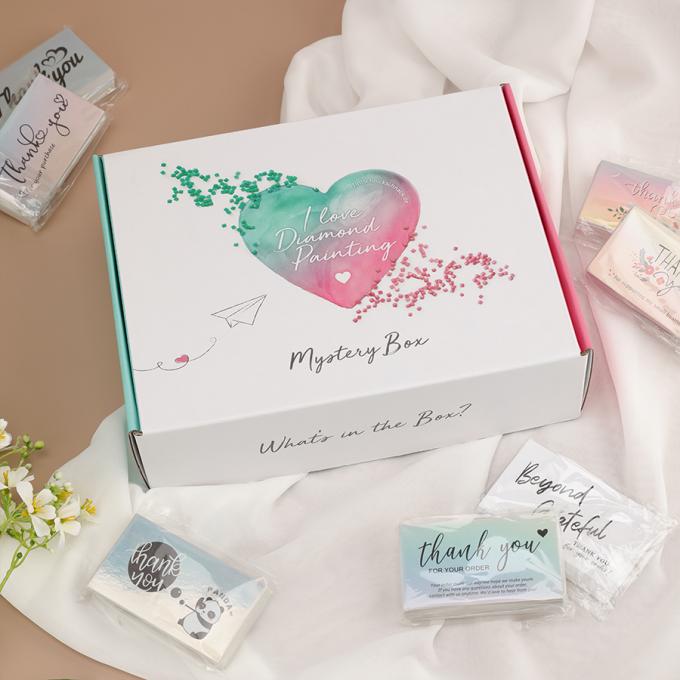 Recyclable CMYK Soy Ink Printed Corrugated Board Shipping Mailer Box For Monthly Subscription Gifts 8