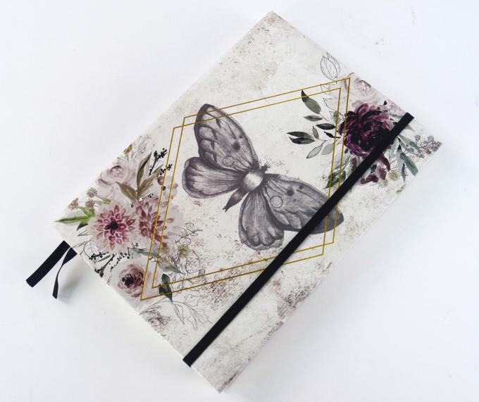Paper Cover Hardcover Notebook Printing Gold Foil Diary A5 Hardbound Notebook 0