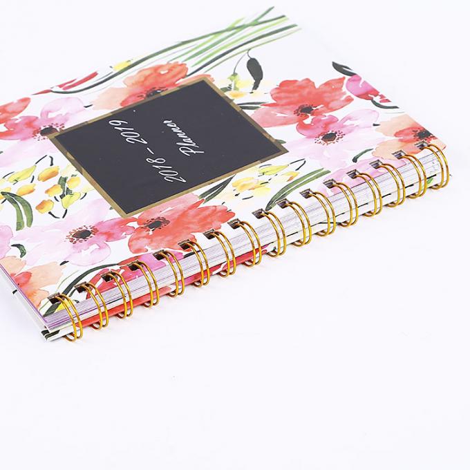 Hardcover CMYK Print School Academic Inspirational Weekly Planner Paper Note Book 2