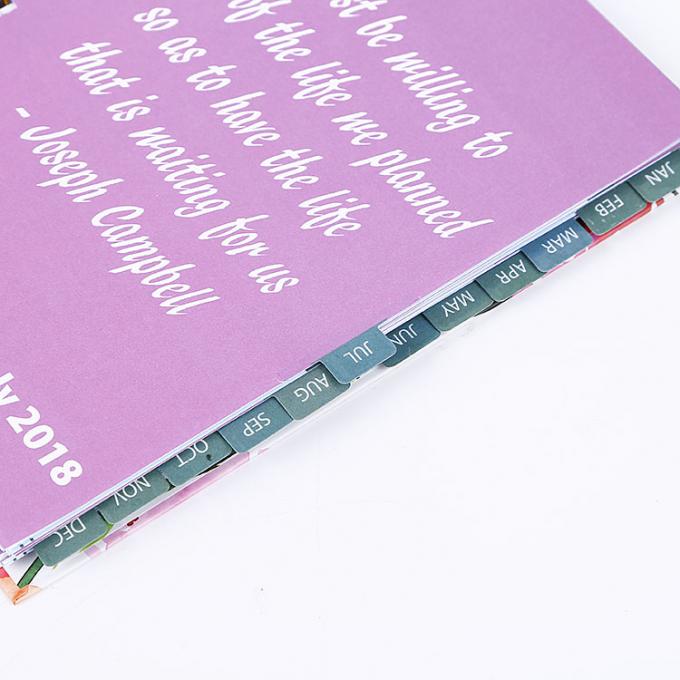 Hardcover CMYK Print School Academic Inspirational Weekly Planner Paper Note Book 3