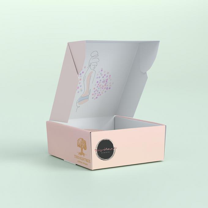 Eco Friendly Cosmetic Makeup Packaging Boxes Corrugated Cardboard Postal Shipping Boxes 7
