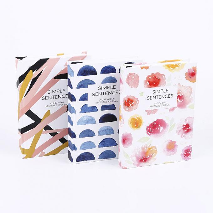 Hardboard Cover Custom A5 Size Dated Weekly Daily Journal Planner Diary Sewing Binding 2