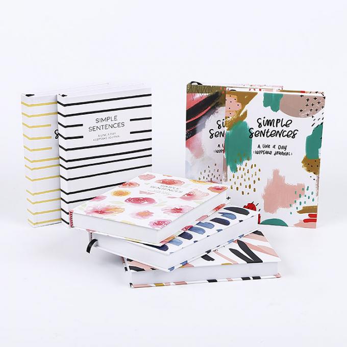 Hardboard Cover Custom A5 Size Dated Weekly Daily Journal Planner Diary Sewing Binding 1