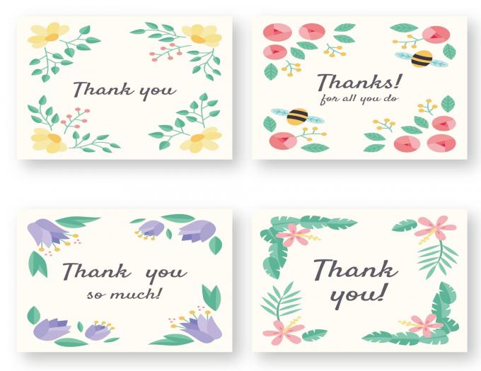Colorful Design Wedding Card Watercolor Oil Painting Postcard with Offset Printing 6