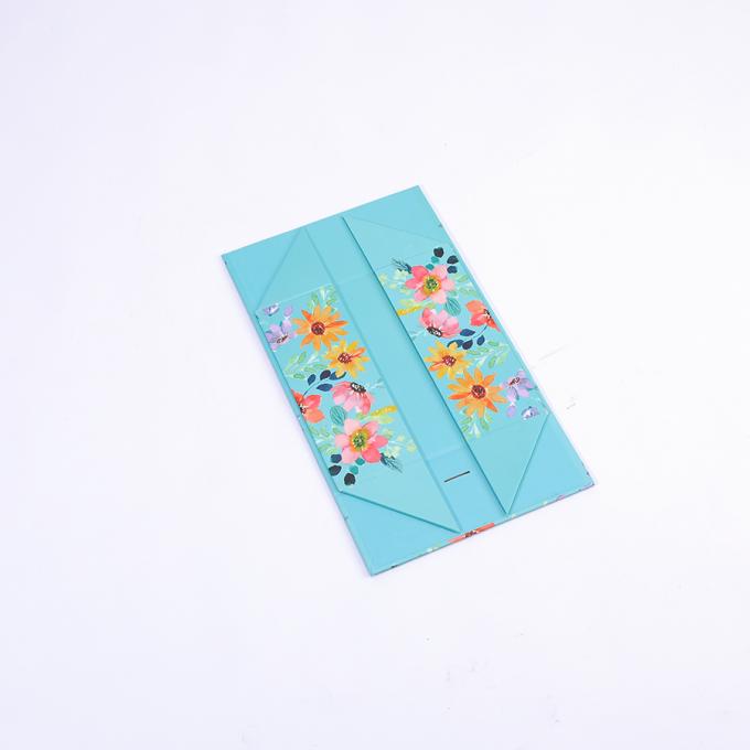 Custom Design Printing Foldable Luxury Magnetic Closure Gift Box With Ribbon Custom Logo 10