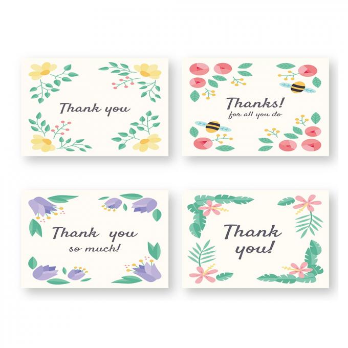 Paper Custom Card Printing Colorful Business Thank You Cards Offset Printing 3