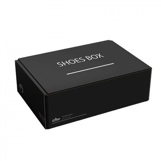 Custom Logo Printed Colored Cardboard Paper Corrugated Shipping Mailer Box For Shoe 7