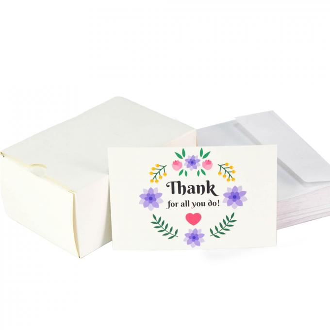 300gsm Coated Paper Custom Card Printing For Small Business Lamination CMYK Color 7