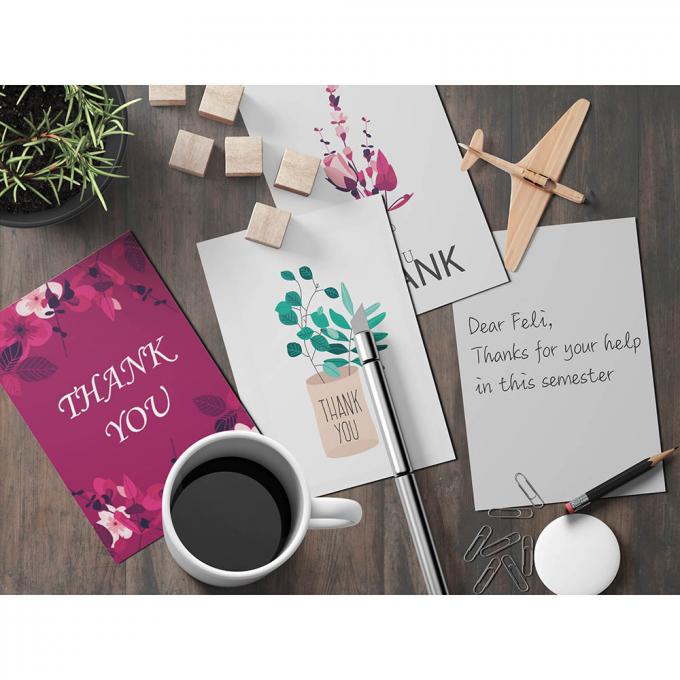 Paper Custom Card Printing Colorful Business Thank You Cards Offset Printing 5