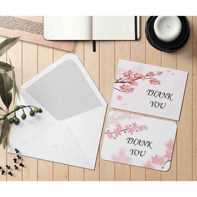 Paper Custom Card Printing Colorful Business Thank You Cards Offset Printing 7