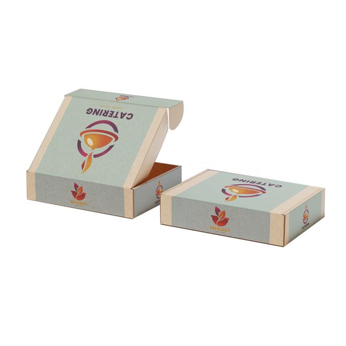 Food Grade Custom Printed Eco 10/12/14/20 Inch 35cm Kraft Corrugated Cardboard Pizza Packing Box With Logo 10