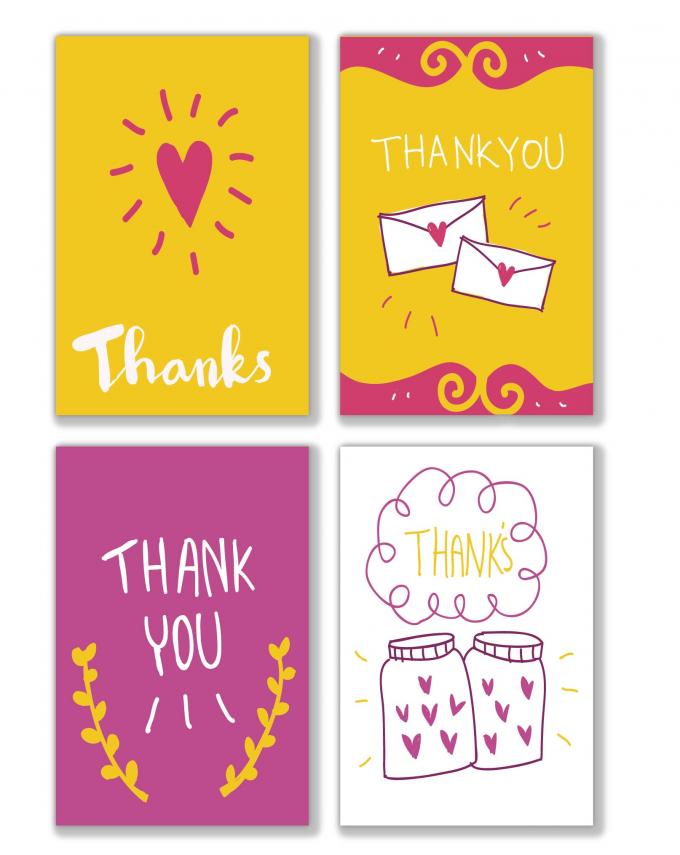 Custom Logo Paper Greeting Cards Offset Printing Invitation Greeting Cards 3