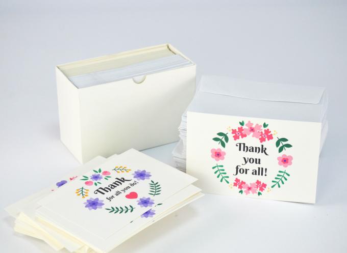 Custom Logo Paper Greeting Cards Offset Printing Invitation Greeting Cards 6