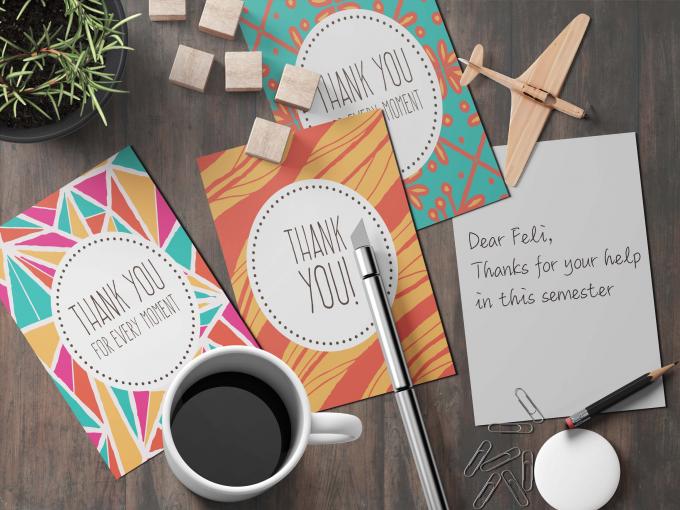 Custom Logo Paper Greeting Cards Offset Printing Invitation Greeting Cards 7