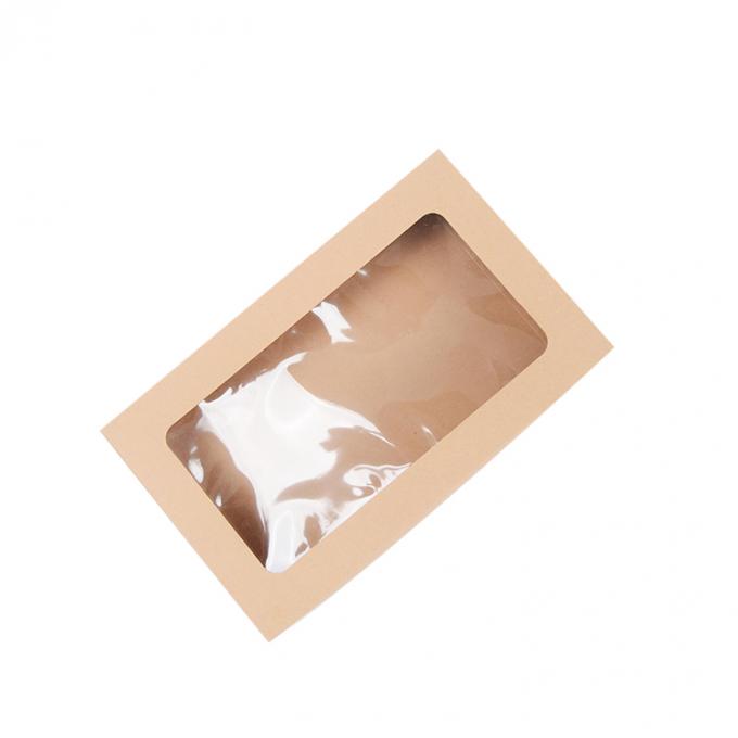 Customized Die Cut Retail Stand Box Food Packaging Gift Paper Box With Clear Window Lid 4