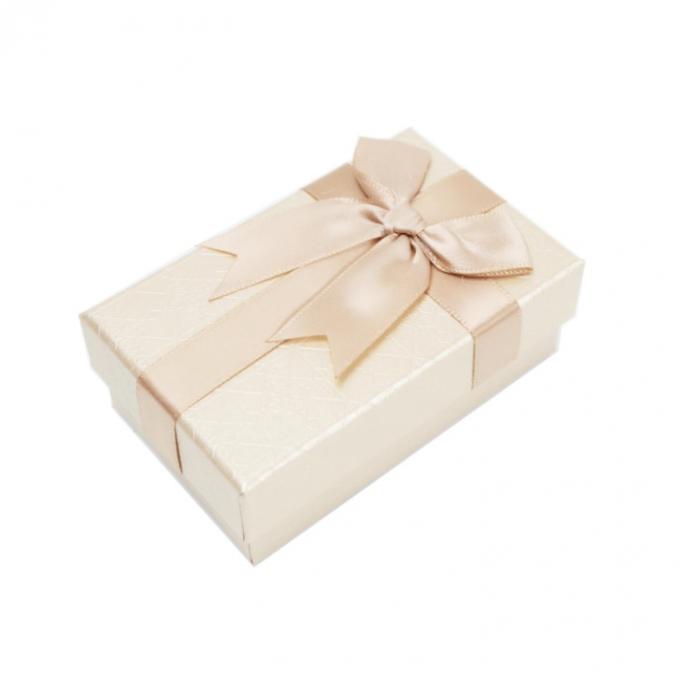 Custom Logo Color Box for Small Paper Jewelry Packaging Ribbon Bow Retail Stand Box 9
