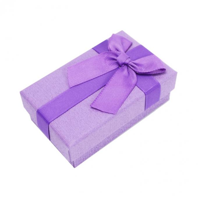 Custom Logo Color Box for Small Paper Jewelry Packaging Ribbon Bow Retail Stand Box 10