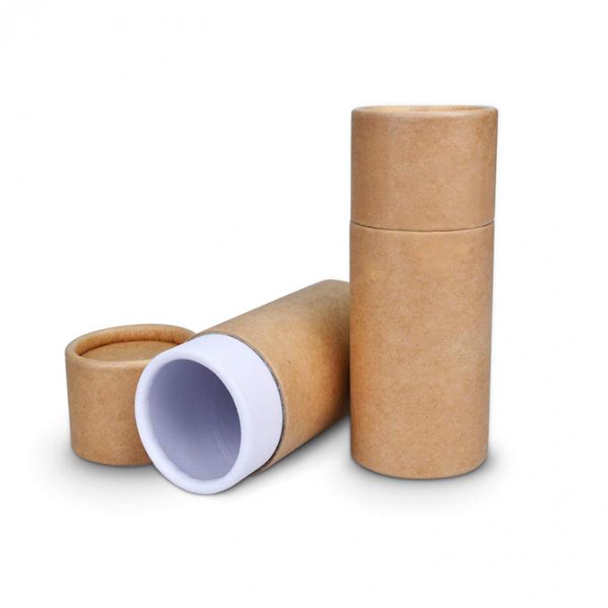 Corrugated Board Non-Toxic Essential Oil Bottle Packaging Kraft Paper Tube Box for Gift 1