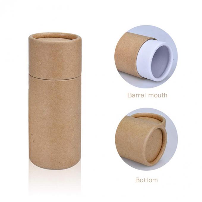 Corrugated Board Non-Toxic Essential Oil Bottle Packaging Kraft Paper Tube Box for Gift 3
