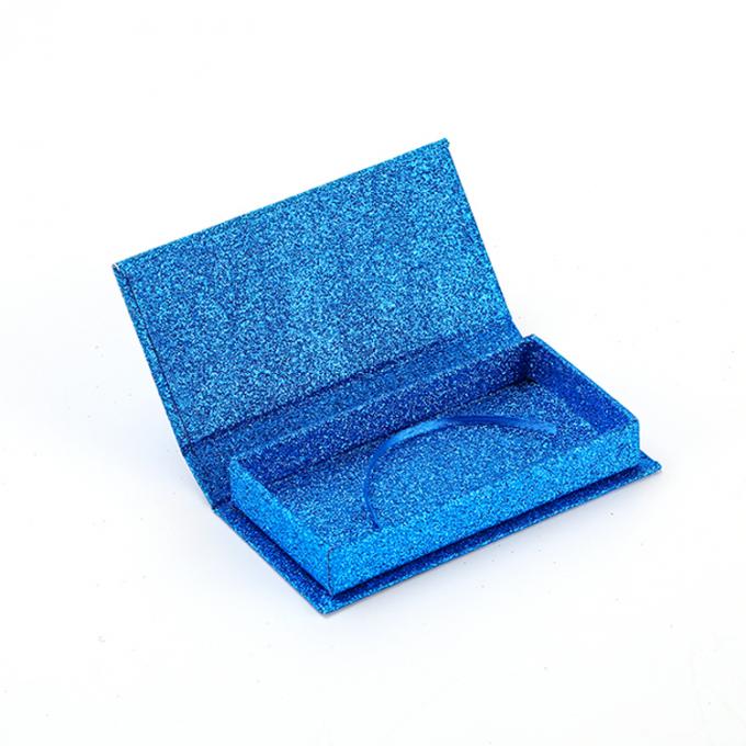 Custom Order Accepted Glitter False Eyelash Packaging Lash Box in CMYK Pantone Colour 4
