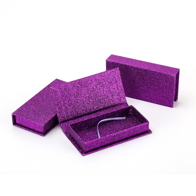 Elegant Fashion Cardboard Shiny Eyelash Packaging Box Custom Logo for BEAUTY PACKAGING 2