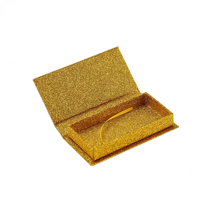 Colorful Glitter Shiny Rose Gold Magnetic Empty Eyelash Packaging Box with Custom Logo 7